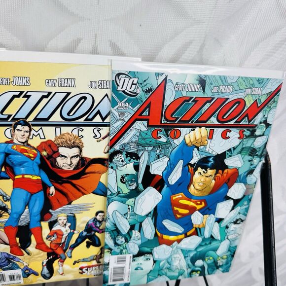 Superman Action Comics 858-866 868-869 871-873 Lot Geoff Johns Vs Brainiac - Picture 4 of 7